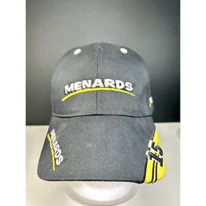 NASCAR Menard Embroidered Baseball Cap Hat Bk Adj Adult Menard's Racing #15 Paul